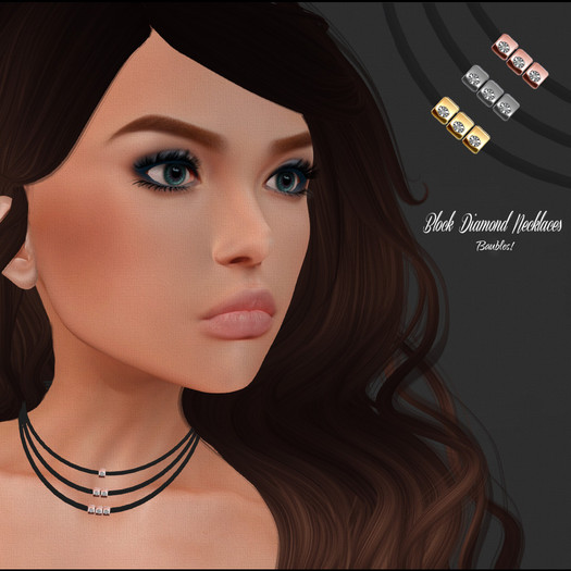 Baubles! by Phe - Block Diamond Necklaces 