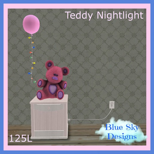 Beary Night Light - PINK