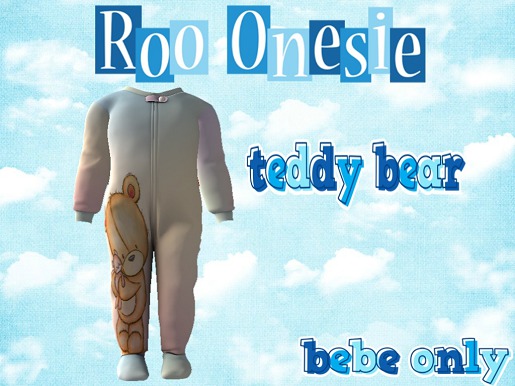 -BSD-Roo Onesie-Bebe-Teddy Bear