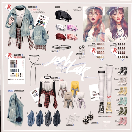 `M.BIRDIE / Leah look-beret2
