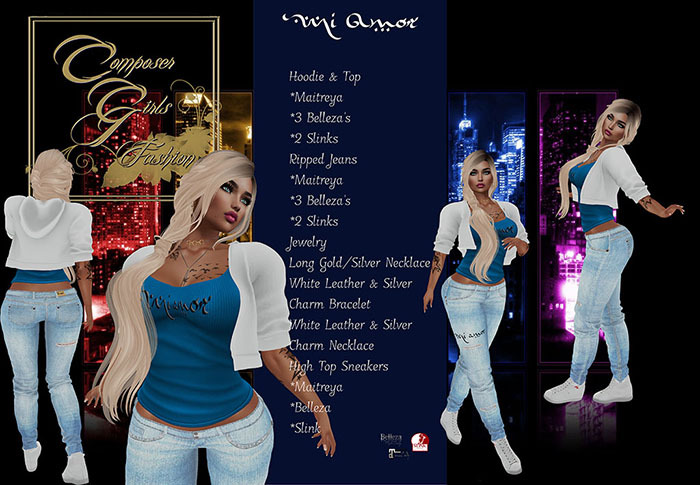 !CGF-*Mi Amor*  Complete Jeans Outfit