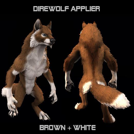 Keyce - KzK Direwolf Applier Brown + White