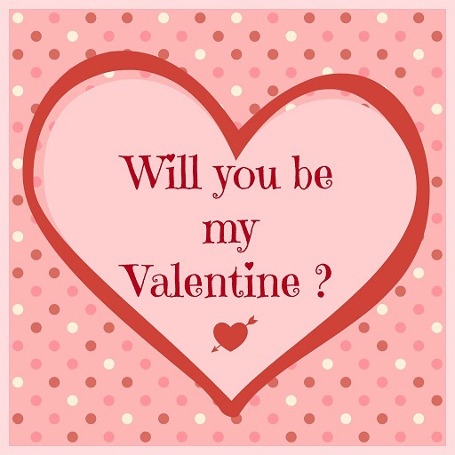 Be My Valentine Card