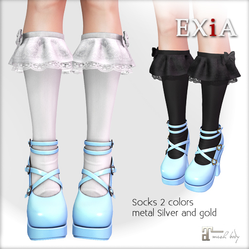 * EXiA * Nicol Heels & Socks Blue