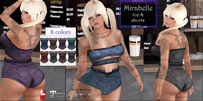 .:WinTeRwooD Designs:.Mirabelle Top & Shorts