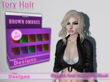 Tory Hair With Hud Brown Ombres