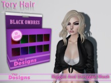 Tory Hair With Hud Black Ombres