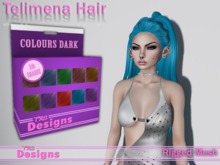 Telimena Hair With Hud Colours Dark