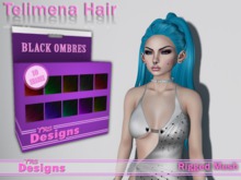 Telimena Hair With Hud Black Ombres