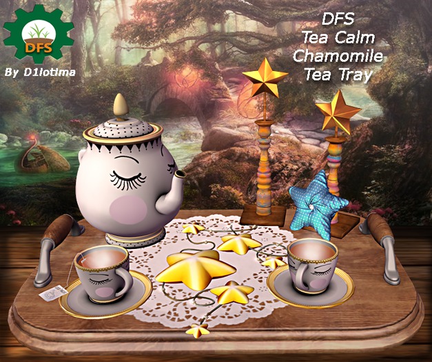 ✅DFS Tea - Calm Chamomile Tea Tray 