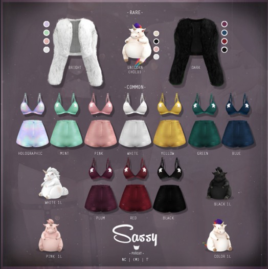 -Pixicat- Sassy.Set - White (Maitreya)