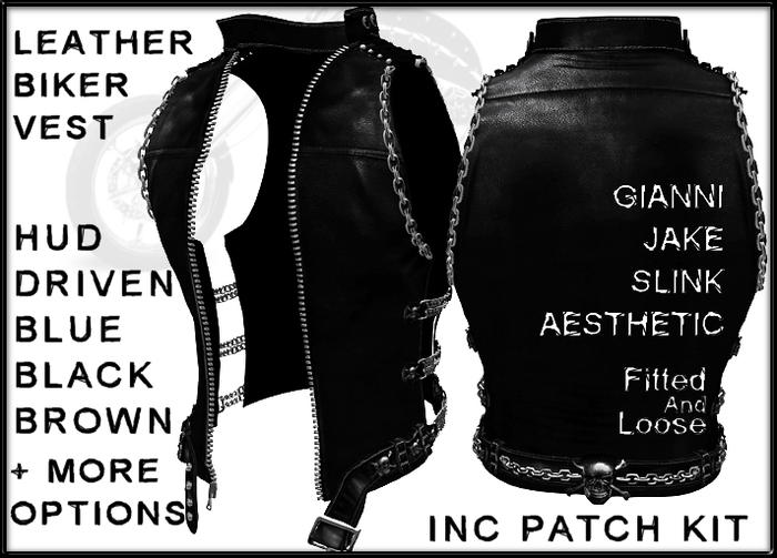 Patchable Vests Hud driven - Gianni Jake Slink and Aesthetic