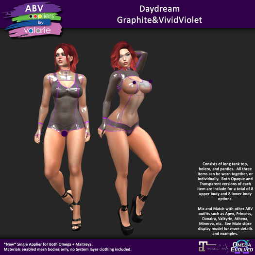 [ABV] Daydream - GraphiteVividViolet