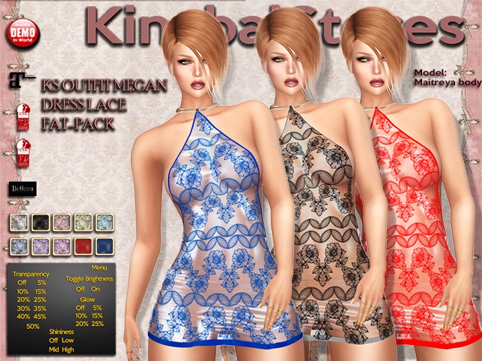 420 KS OUTFIT MEGAN DRESS LACE FAT-PACK