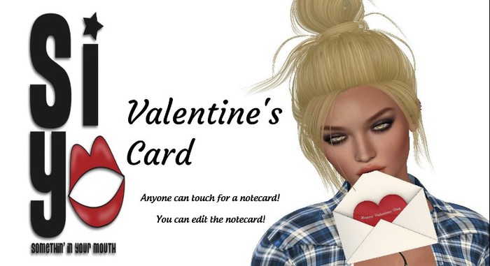 Somethin' In Your Mouth-Valentine's Card