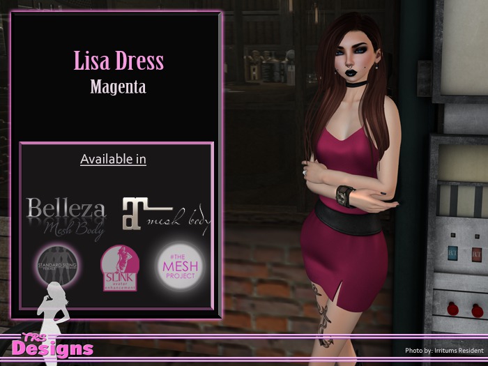 Lisa Dress Magenta