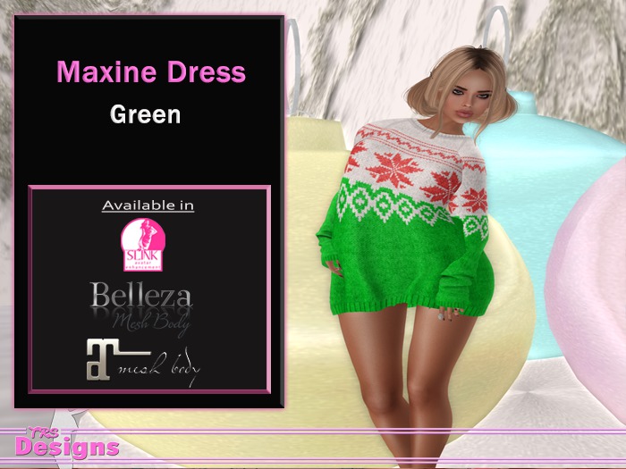 Maxine Dress Green