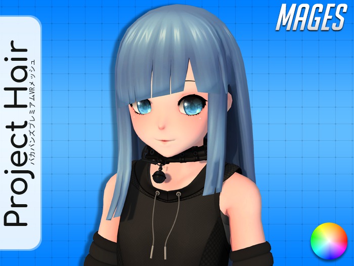 [Project Hair] MAGES (Rigged)