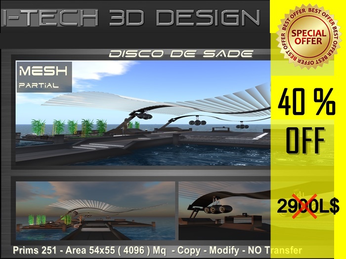 i-Tech3D Disco-De Sade 40% OFF