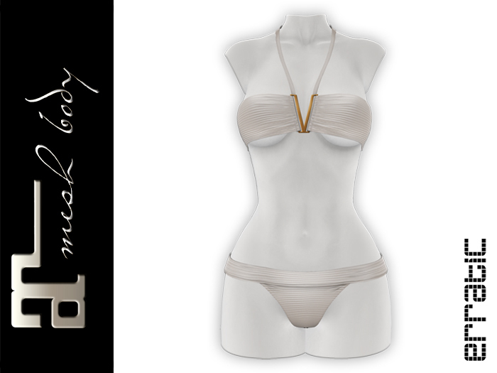 erratic / brooklyn - bikini / white (maitreya)