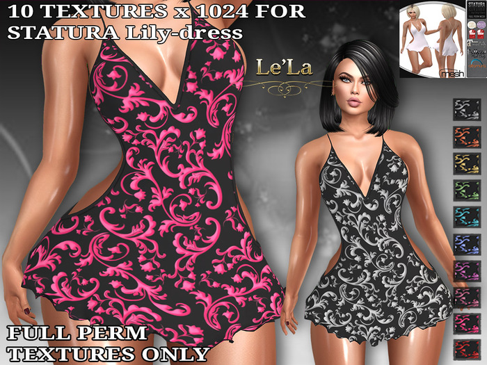STATURA-Dress-lily-Texture Pack 2