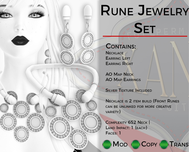 {Xansa} Anniana Rune Set - Full Perm