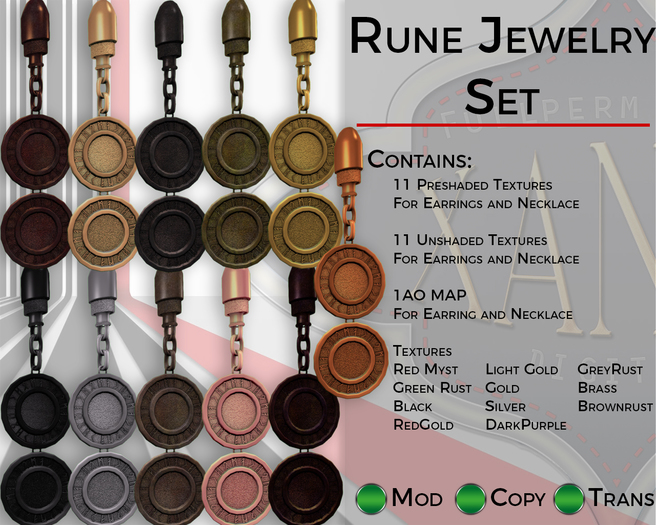 {Xansa} Anniana Rune Set - Textures