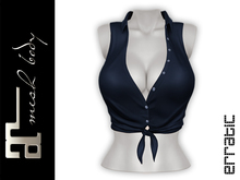 erratic / sabrina - top / navy (maitreya)