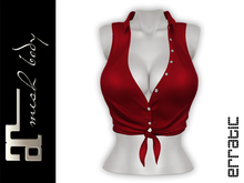 erratic / sabrina - top / red (maitreya)