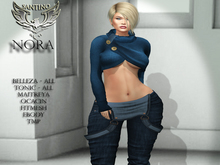 Santino Design-Short Sweater-Blue