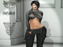 Santino Design-Short Sweater-Grey