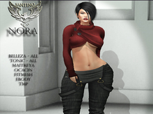 Santino Design-Short Sweater-Red