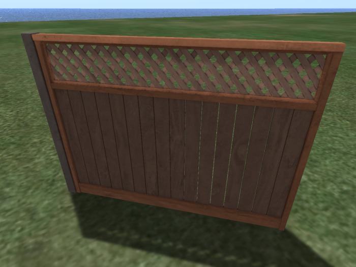 Wooden Privacy Fence V.3.