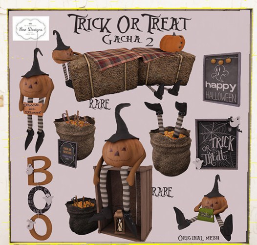 .:Bee Designs:.ToT Gacha 2- Pumpkin doll RARE