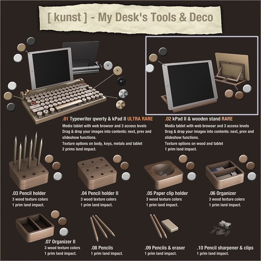 .02 [ kunst ] - kPad II & wooden stand RARE