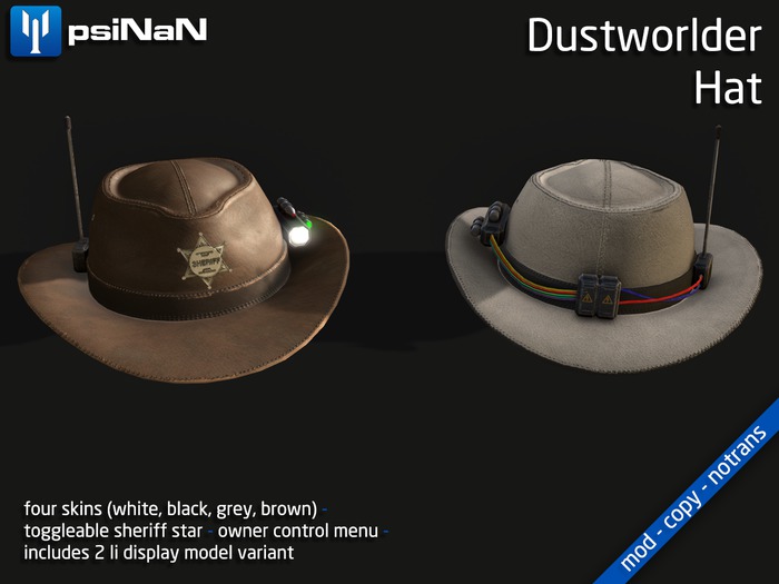 [psiNaN] Dustworlder Hat (Box)