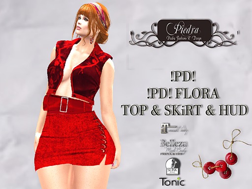 !PD! FLORA TOP & SKiRT & HUD