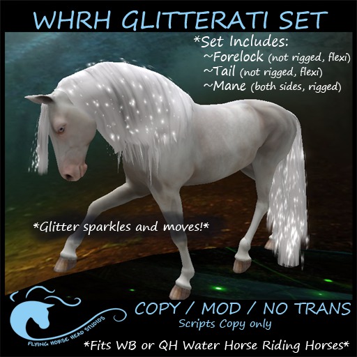 Water Horse Riding Horse LH Glitterati Set