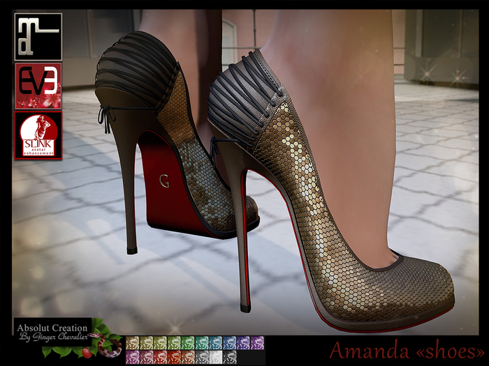 *!* Amanda Shoes - for EVE & Maitreya