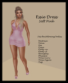*Shae's Essie Dress Soft Pink