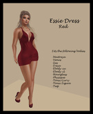 *Shae's Essie Dress Red