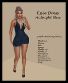 *Shae's Essie Dress Dark Blue Essence