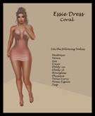 *Shae's Essie Dress Coral