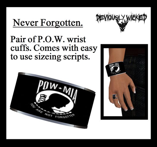 Deviously Wicked ~ P.O.W. Wristcuffs
