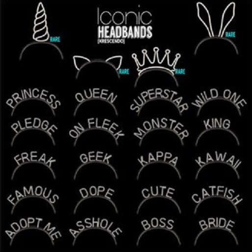 [Kres] Iconic headbands - Bunny Ears - RARE