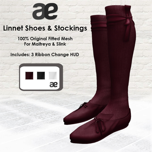 [ae] Linnet Shoes & Socks Ox Blood