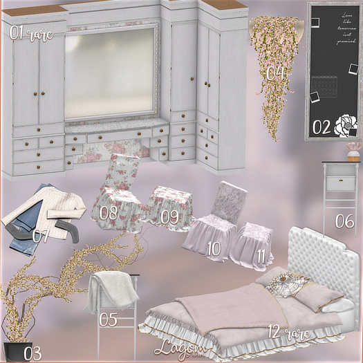 10. Lagom - Country princess [Cloth chair Purple]