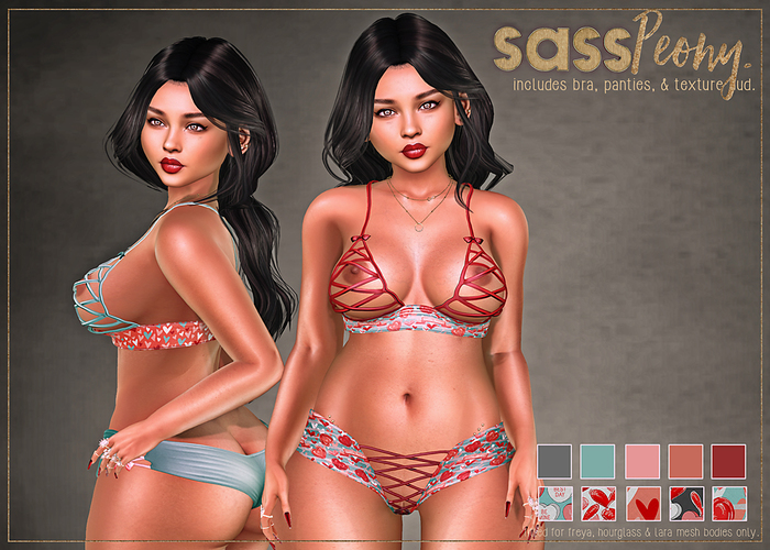 sass [peony] freya hourglass lara