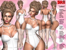 **LATARA WHITE VERSION RISQUE STYLE COMPLET OUTFIT **