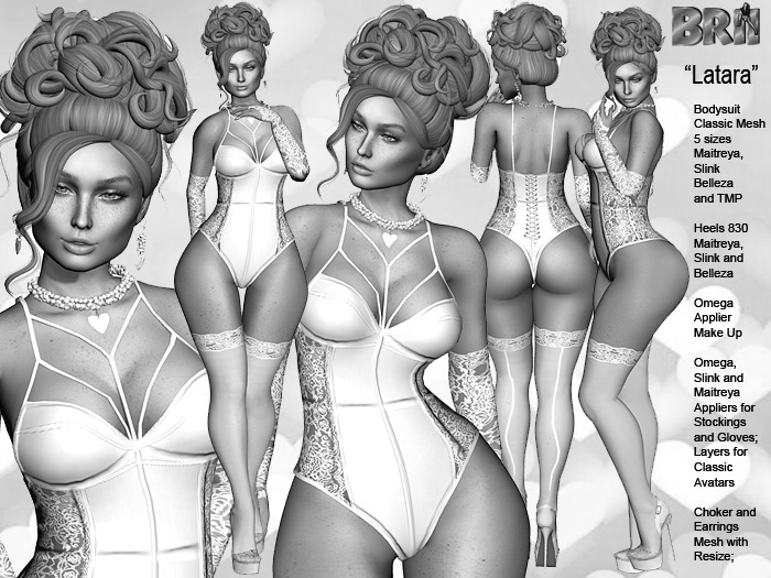 **DEMO** LATARA RISQUE STYLE COMPLET OUTFIT **